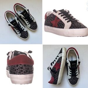 Steve Madden NY90 Philosophy Calf Hair Animal Print Sneakers